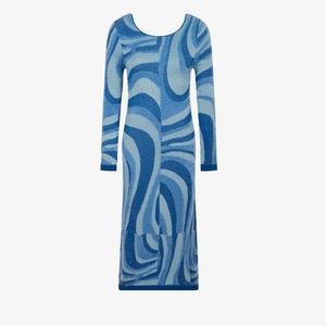 House of Sunny Blue Moon Midi Dress